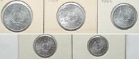 Albanien ALBANIA 5, 10, 20, 50 Qindarka 1 Lek 1964 Alu UNC!!! -