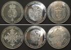 Mexiko AZTEC EMPIRE. 3 Medallic issues 1950s, GUILLERMO III DE GRAU-MOCTEZUMA, silver -