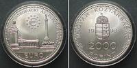 Ungarn HUNGARY 2000 Forint 1998 EUROPEAN UNION silver BU -