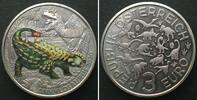 Österreich AUSTRIA 3 Euro 2020 Ankylosaurus DINO SERIES colored Cu-Ni -