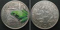 Österreich AUSTRIA 3 Euro 2018 Frog ANIMAL SERIES colored Cu-Ni -
