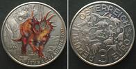 Österreich AUSTRIA 3 Euro 2021 Styracosaurus DINO SERIES colored Cu-Ni -