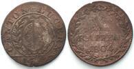 Schweiz - Luzern Swiss LUZERN Batzen 1804 billon KEY DATE! VF -