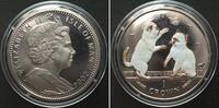Insel Man ISLE OF MAN 1 Crown 2004 Two multicolor Tonkinese cats, Cu-Ni -