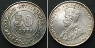 Straits Settlements 1920 STRAITS SETTLEMENTS. 50 Cents 1920, GEORGE V, s... 669.29 元  ＋  100.41 元 运费