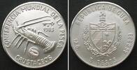 Kuba 1983 CUBA 5 Pesos 1983, Lobster, F.A.O. WORLD FISHERIES CONFERENCE ... 292.77 元  ＋  100.41 元 运费