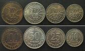 Spitzbergen SPITZBERGEN Mint Set 1993 ARKTIKUGOL 10, 25, 50, 100 Roubles -