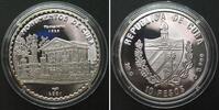 Kuba CUBA. 10 Pesos 2001 Templete CUBAN MONUMENTS silver Proof -