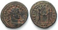 Roman Imperial PROBUS (276-282 AD). AE Antoninianus, Antioch mint, CLEMENTIA TEMP, XXI, aXF -