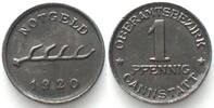 Cannstatt (Württemberg) 1920 Germany CANNSTATT (Württemberg) 1 Pfennig 1... 125.04 元  ＋  100.10 元 运费