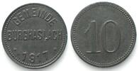 Burghaslach (Bayern) Germany BURGHASLACH (Bavaria) 10 Pfennig 1917, NOTGELD, zinc UNC- -