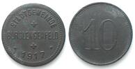 Burglengenfeld (Bayern) Germany BURGLENGENFELD (Bavaria) 10 Pfennig 1917, NOTGELD, zinc UNC- -