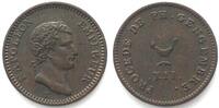 Frankreich FRANCE. Essai 1/4 Franc An 12 (1803-04), copper by Gengembre, RARE! -