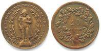 Frankreich - Jetons NAPOLEON I Restoration of the Statue on the column of Austerlitz 1833 brass 23mm -