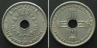 Norwegen NORWAY. 1 Krone 1939 HAAKON VII Cu-Ni UNC! -