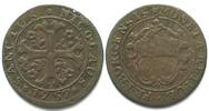 Schweiz - Freiburg Swiss FRIBOURG 1/2 Batzen 1752 billon VF -
