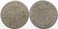 Schweiz - Freiburg Swiss FRIBOURG 1/2 Batzen 1741 billon VF/VF-XF! -