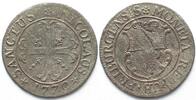 Schweiz - Freiburg Swiss FRIBOURG 1/2 Batzen 1770 billon XF! -