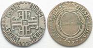 Schweiz - Freiburg Swiss FREIBURG 1/8 Gulden (7 Kreuzer) 1787 silver VF+ -