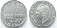 Kanada CANADA 1951 SUDBURY BIG NICKEL w/o sign. 5 Cents Alu 38mm XF+ -