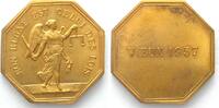 Frankreich - Jetons FRANCE Jeton VOEUX 1957 MON REGNE EST CELUI DES LOIS bronze RARE! -