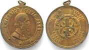 Deutschland - Medaillen FRIEDRICH LUDWIG JAHN Medaille o.J.(ca. 1890) Messing 30mm -