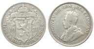 Zypern BRITISH CYPRUS 4-1/2 Piastres 1921 GEORGE V silver VF -