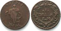 Schweden SWEDEN. Emergency Daler 1719, HOPPET, copper VF+ -
