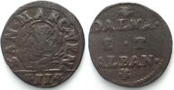 Dalmatien & Albanien VENICE. Gazetta (2 Soldi) ND (1684-91), Dalmatia et Albania, copper, VF+ -