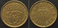 Dänemark DENMARK. 1/2 Krone 1925, CHRISTIAN X, Al-Br, AU! -