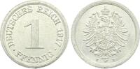 Weimarer Republik 1 Pfennig 1917 E Winz. Kratzer, vorzüglich 25.10 元 含税 ＋  66.94 元 运费