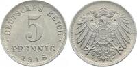 Weimarer Republik 5 Pfennig 1918 A Stempelfehler, vorzüglich-Stempelglanz 41.84 元 含税 ＋  66.94 元 运费