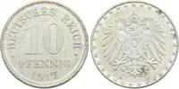 Weimarer Republik 10 Pfennig 1917 E Winz. Schrötlingsfehler, vorzüglich 125.51 元 含税 ＋  66.94 元 运费