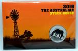 Australien 1 AUD 1 $ 2016 Australien Stock Horse 1 OZ Silver in Coincard -