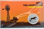 Australien 1 AUD 1 $ 2015 Australien Stock Horse 1 OZ Silver in Coincard -