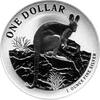 Australien 1 AUD Kangaroo 1 oz Silver 2010 in Caps -