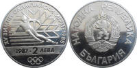 Bulgaria 2 Leva Winter Olympics 1988 Skier -