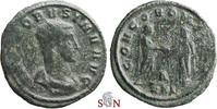Probus Antoninianus - CONCORD MILIT - Very Rare INV obv. legend -