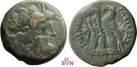 Ptolemaic Kingdom, Ptolemy IV Philopator AE drachm - two eagles - SNG Cop 308 -