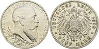 Baden 5 Mark Friedrich I. 1852-1907 -