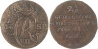 Schleswig-Holstein, Königliche Linie 2 1/2 Schilling Christian VII. 1766-1808. -