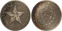 Kuba / Cuba 20 Centavos Republik seit 1902. -