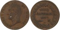 Monaco Cu 5 Centimes Honoré V. 1819-1841. -