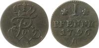 Brandenburg-Preußen Pfennig 1796 A Friedrich Wilhelm II. 1786-1797. Sehr... 125.51 元 含税 ＋  83.67 元 运费