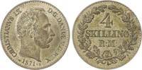 Dänemark 4 Skilling Christian IX. 1863-1906. -
