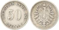 Kleinmünzen 50 Pfennig 1875 F Sehr schön / schön-sehr schön 376.52 元 含税 ＋  83.67 元 运费