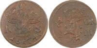 Schweden Cu 1/6 Öre silvermynt 1 Karl XI. 1660-1697. -