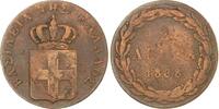 Griechenland Cu 2 Lepta Otto von Bayern 1832-1862. -