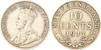 Kanada-Newfoundland 10 Cents George V. 1910-1936. -