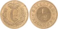 Dänemark Cu 1/2 Skilling Christian IX. 1863-1906. -